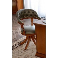 Camel Group Torriani Walnut Eco Leather Swivel Chair Camel Group Torriani Walnut Eco Leather Swivel Chair