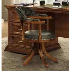 Camel Group Treviso Cherry Low back Swivel Chair - Ecoleather Camel Group Treviso Cherry Low back Swivel Chair - Ecoleather