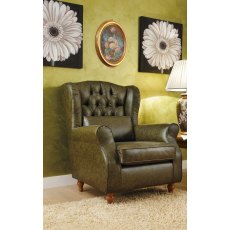 Camel Group Nostalgia Green Eco Leather Armchair Camel Group Nostalgia Green Eco Leather Armchair
