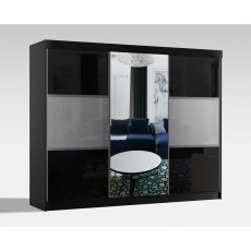 Manhattan High Gloss Sliding Wardrobe Manhattan High Gloss Sliding Wardrobe