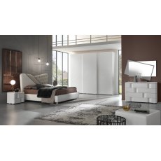 Euro Design Levante Bianco Bedside Cabinet
