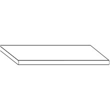 1 Adjustable Shelf W 72.3cm x H 2.2cm x D 51.5cm