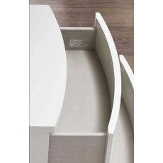 Euro Design Kate 3 Drawer Curved Chest Of Drawers
