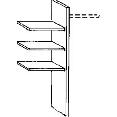 Laundry Shelf Insert
W 80.1cm x D 64.3cm x H 137cm Laundry Shelf Insert
W 80.1cm x D 64.3cm x H 137cm