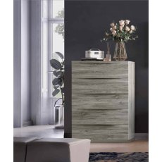 Euro Design Diana 5-Drawer Tallboy Chest Euro Design Diana 5-Drawer Tallboy Chest