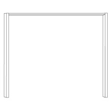 Passe-Partout Frame in Solid Oak without Lighting for Wardrobe Width 400cm
W 405cm x H 218.5cm x D Passe-Partout Frame in Solid Oak without Lighting for Wardrobe Width 400cm
W 405cm x H 218.5cm x D