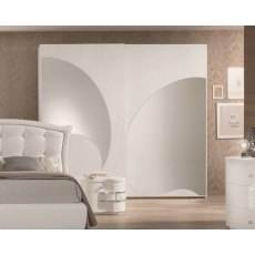 Euro Design Fiocco Frassino Bianco Adone Wardrobe With Mirror Euro Design Fiocco Frassino Bianco Adone Wardrobe With Mirror