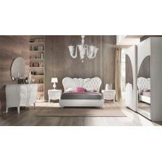 Euro Design Fiocco Frassino Bianco Bed
