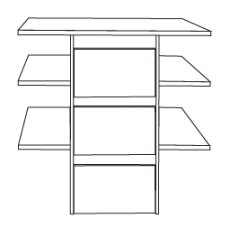 3 Drawer Insert with Wooden Front
W 96.4cm x H 89cm x D 51.5cm 3 Drawer Insert with Wooden Front
W 96.4cm x H 89cm x D 51.5cm