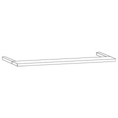 Cornice, without lights for width 250 cmW 250cm x H 3.2cm x D 12.5cm