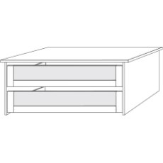 2 Drawer Insert with Glass Front
W 47.5cm x H 41cm x D 52cm 2 Drawer Insert with Glass Front
W 47.5cm x H 41cm x D 52cm
