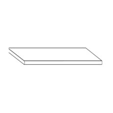 1 Adjustable Shelf for compartment width 80.1 cm
W 80.1cm x H 2.2cm x D 51.5cm