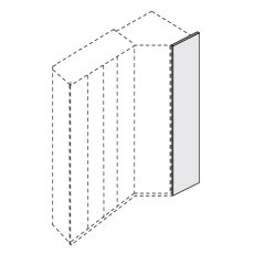 End panel for extended and walk-in corner unit
W 56cm x H 236cm x D 1.5cm
To be used on right a End panel for extended and walk-in corner unit
W 56cm x H 236cm x D 1.5cm
To be used on right a