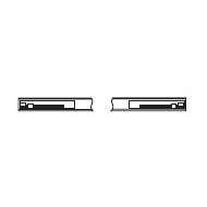 Self-Closing Mechanism with Buffering for Exterior Doors (Pair)W 24cm x H 2cm x D 11cm