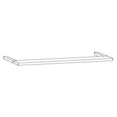 Cornice without Lighting for Extended Corner UnitW 64.1cm x H 3.2cm x D 12.5cm