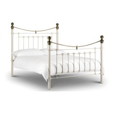 Julian Bowen Victoria Stone White Bed