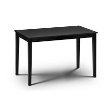 Julian Bowen Hudson Black Dining Table