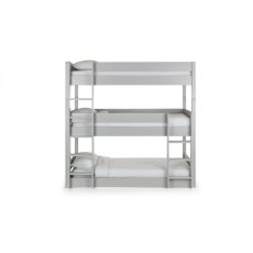 Julian Bowen Trio Bunk Bed in Dove Grey