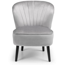 JULIAN BOWEN COCO VELVET ACCENT CHAIR - BLUE