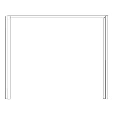 Cornices for swing-door wardrobes and functional units without lights for width 350 cm Cornices for swing-door wardrobes and functional units without lights for width 350 cm