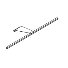 3 Door Sliding Wardrobe with 1 Centre Havana Glass and 2 Wooden Doors in Carcase Colour, all doors w 3 Door Sliding Wardrobe with 1 Centre Havana Glass and 2 Wooden Doors in Carcase Colour, all doors w