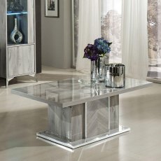 H2O Design Alexa Light Grey Glossy Coffee Table H2O Design Alexa Light Grey Glossy Coffee Table