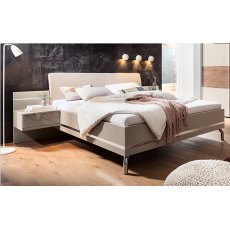Nolte Mobel - Concept me 500 - 5970980 Bed Frame with Wooden Headboard and Neck Support
