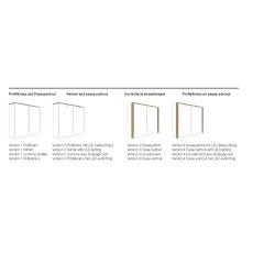 Nolte Mobel - Marcato 2.0 - 3516251- 2 Door Sliding Wardrobe with Left 40cm Linen shelf and Coat Rac