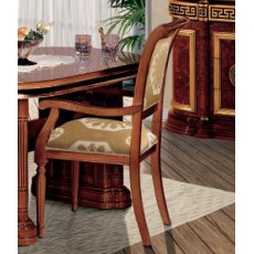 Saltarelli Atena Walnut Armchair with Velvet Saltarelli Atena Walnut Armchair with Velvet