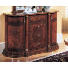 Saltarelli Florence Walnut 3 Door Sideboard. Saltarelli Florence Walnut 3 Door Sideboard.