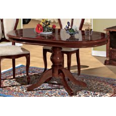 Saltarelli Florence Walnut Fix Oval Dining Table Saltarelli Florence Walnut Fix Oval Dining Table