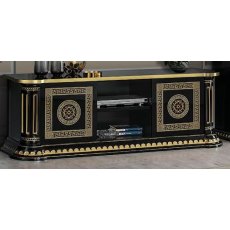 H2O Design Aurora Black-Gold Low Sideboard TV Unit H2O Design Aurora Black-Gold Low Sideboard TV Unit