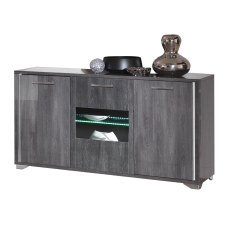 San Martino Armony Grey 3 Door Sideboard with LED Lights San Martino Armony Grey 3 Door Sideboard with LED Lights