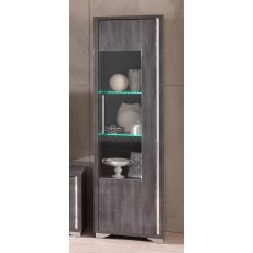 San Martino Armony Grey 1 Door Display Cabinet San Martino Armony Grey 1 Door Display Cabinet