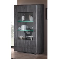 San Martino Armony Grey 2 Door Display Cabinet San Martino Armony Grey 2 Door Display Cabinet