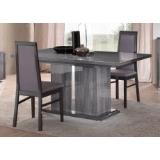 San Martino Armony Grey Extending Dining Set With 4 Chairs San Martino Armony Grey Extending Dining Set With 4 Chairs