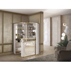 H2O Design Aurora Beige Radica-Gold Mirror Bar Unit H2O Design Aurora Beige Radica-Gold Mirror Bar Unit