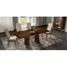 Status Eva Walnut Extendable Dining Table Status Eva Walnut Extendable Dining Table