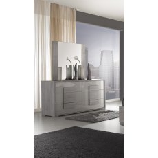 Tuttomobili Lia Grey Large Chest Of Drawers Tuttomobili Lia Grey Large Chest Of Drawers