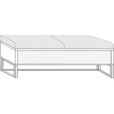 2 Door Sliding Wardrobe with Right Crystal Mirror Door and Left Wooden Door with 2 Panels 2 Door Sliding Wardrobe with Right Crystal Mirror Door and Left Wooden Door with 2 Panels