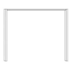 3 Door Sliding Wardrobe with 1 Centre Havana Glass and 2 Wooden Doors in Carcase Colour, all doors w 3 Door Sliding Wardrobe with 1 Centre Havana Glass and 2 Wooden Doors in Carcase Colour, all doors w