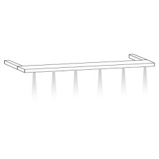 2 Door Sliding Wardrobe with Havana Glass, all doors with 5 Panels 2 Door Sliding Wardrobe with Havana Glass, all doors with 5 Panels