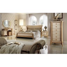 Arredoclassic Melodia Bed With Upholstered Headboard
