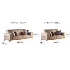 Arredoclassic Adora Essenza 2 Seat Sofa