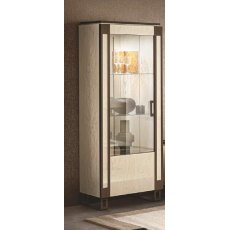 Arredoclassic Adora Poesia 1 Door Glass Cabinet Arredoclassic Adora Poesia 1 Door Glass Cabinet