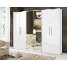 H2O Design San Marino White Hinged Wardrobe H2O Design San Marino White Hinged Wardrobe