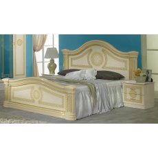 Ben Company New Serena Beige & Gold Bed Ben Company New Serena Beige & Gold Bed