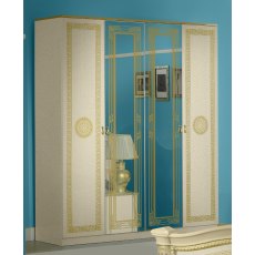 Ben Company New Serena Beige & Gold  Wardrobe Ben Company New Serena Beige & Gold  Wardrobe