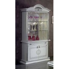 Ben Company New Venus White & Silver 2 Doors Vitrine Ben Company New Venus White & Silver 2 Doors Vitrine