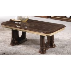 Ben Company New Venus Walnut& Gold Coffee Table Ben Company New Venus Walnut& Gold Coffee Table